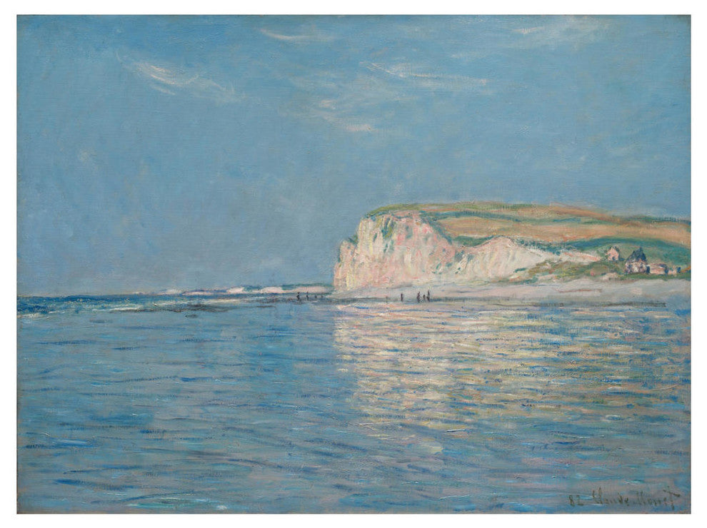 "Low Tide at Pourville, near Dieppe, 1882" Paper Print by Claude Monet, 24"x18"