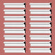 Cornice White Urethane Simple Design 16 Pieces Totaling 1536" Length