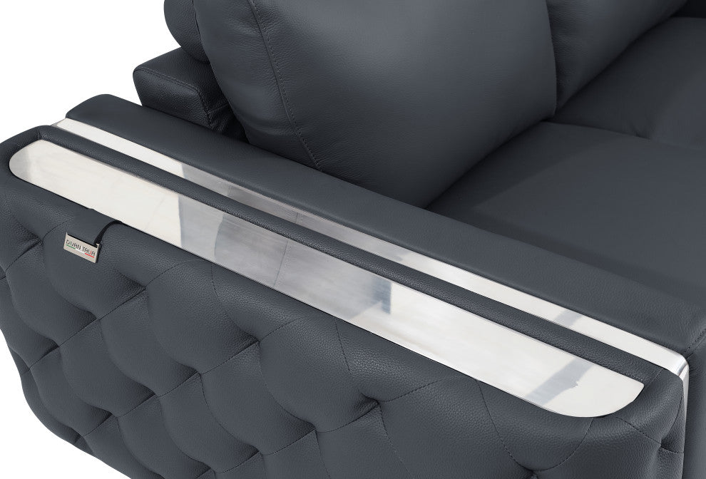 Leonardo Top Grain Italian Leather  Sofa