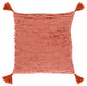 Surya Sereno SEN-002 20"x20" Pillow Cover, Clay