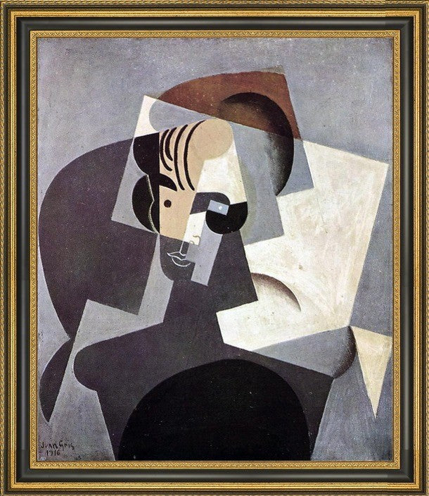 Juan Gris Portrait of Josette - 16" x 20" Framed Premium Canvas Print