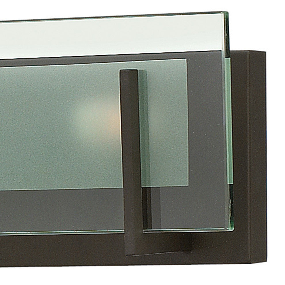 Hinkley Latitude Large Four Light Vanity, Oil Rubbed Bronze