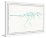 "Ombre Skeleton" Framed Painting Print, 12"x8"