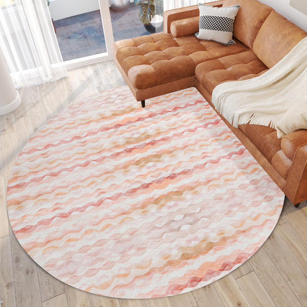 Dalyn Indoor/Outdoor Seabreeze SZ16 Canyon Washable 8'x8' Round Rug