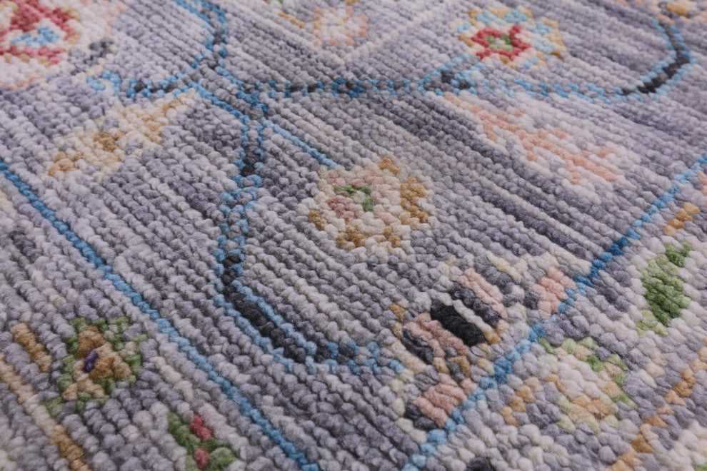 8' 4" X 9' 11" Turkish Oushak Handmade Wool Rug - Q15607