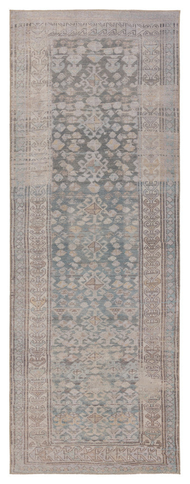 Machine Washable Jaipur Living Oakley Medallion Gray/ Tan Area Rug 3'X5'