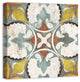 Moroccan Tile Pattern 24x24 Canvas Wall Art