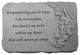 Botanical Garden Accent Stone, "Remembering You"