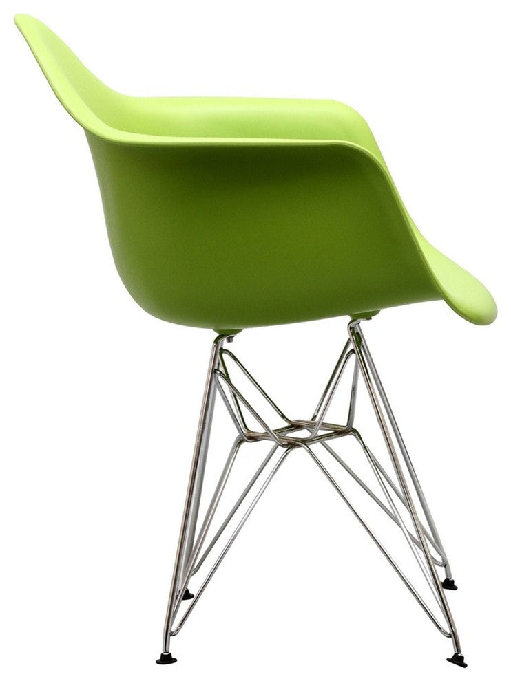 Modern Contemporary Kitchen Dining Armchair Green