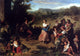 Louis-Leopold Robert The Fiesta, 18"x27" Gallery Wrapped Canvas Print