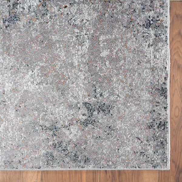 5??x 8??Light Gray Modern Abstract Area Rug