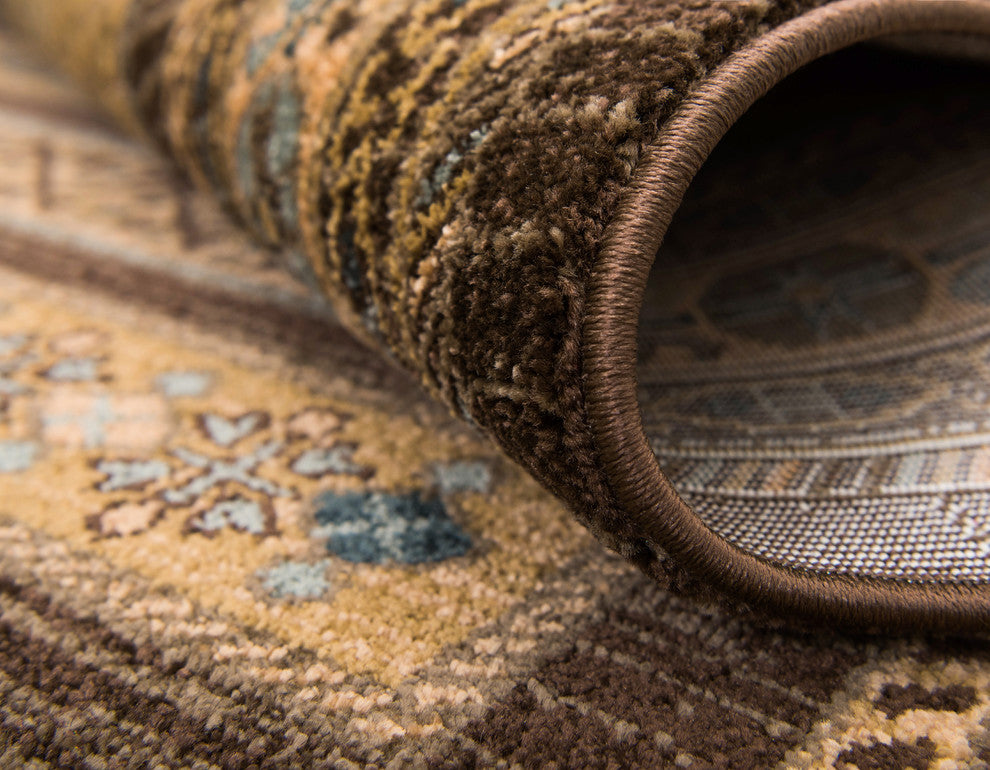 Unique Loom Brown Pasadena Fars 3' 3 x 5' 3 Area Rug