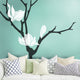 Magnolia Flower Tree Decal, Scheme A