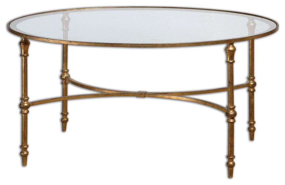Uttermost Vitya Glass Coffee Table