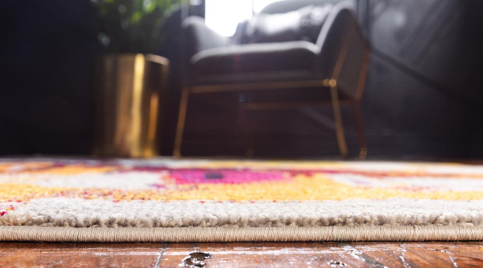 Rug Unique Loom Estrella Beige Rectangular 5' 0 x 8' 0