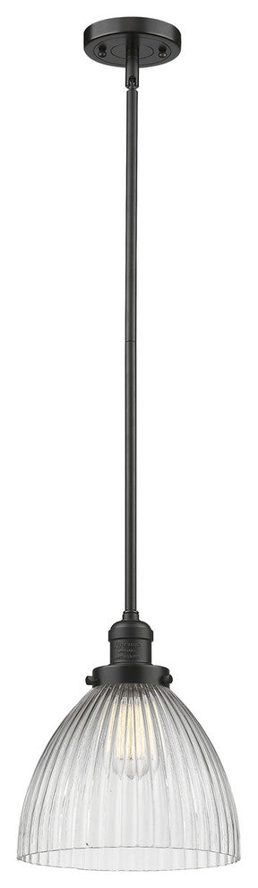 Franklin Restoration Seneca Falls 1 Light Pendant in Oil Rubbed Bronze