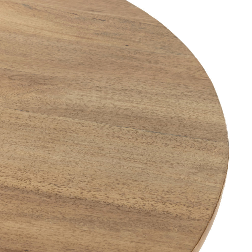 Bibianna Dining Table-Smoked Honey-White