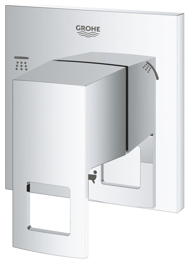 Grohe 29 217 1 Eurocube Single Handle 3 Function Diverter Valve - Starlight