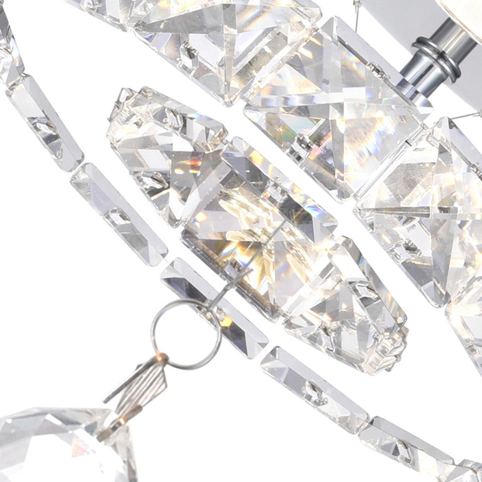 Ring LED Flush Mount With Chrome Finish