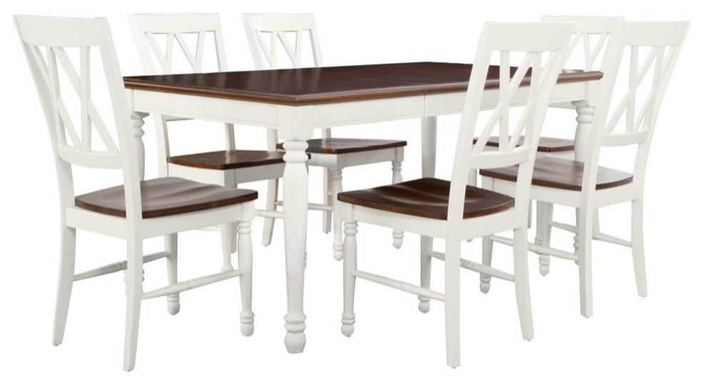 Shelby 7-Piece Dining Set, White