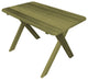 Cedar Cross-Leg Table, Linden Leaf Stain, 4 Foot