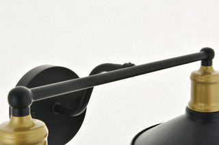 Elegant Lighting LD4033W21 Etude 2 Light 21"W Bathroom Vanity - Black