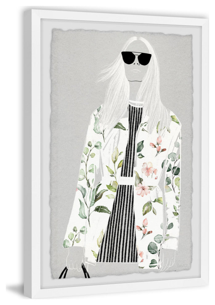 "Stylish Blazer" Framed Painting Print, 24x36