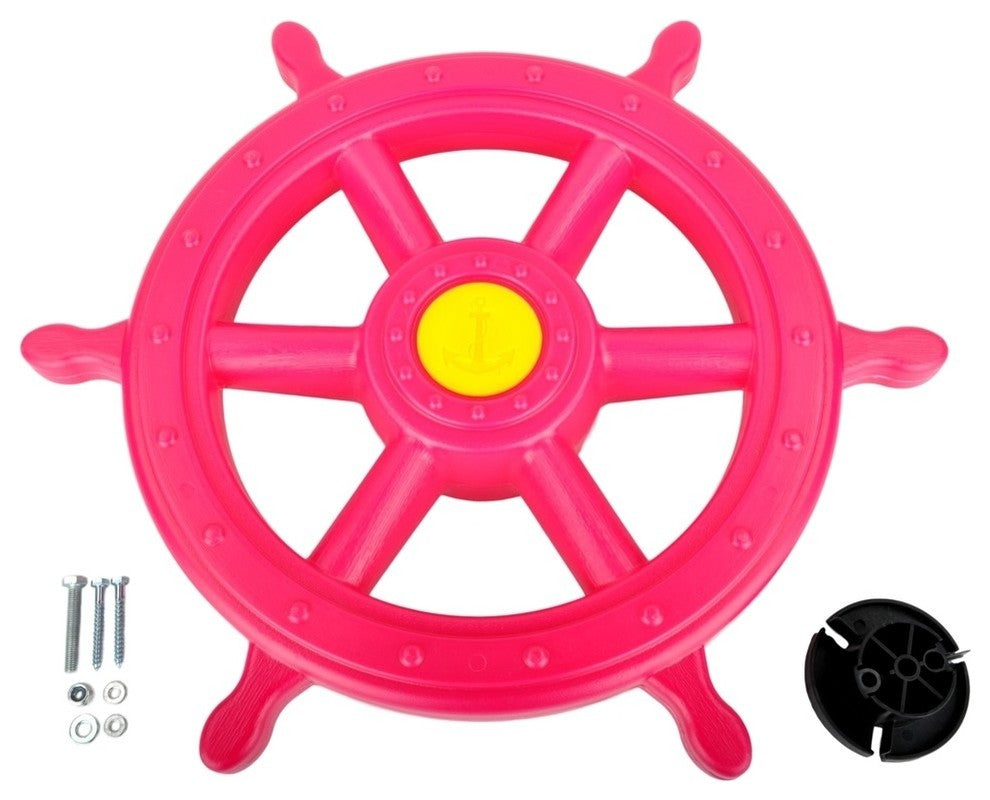 Swing Set Stuff Inc. Ships Wheel Pink