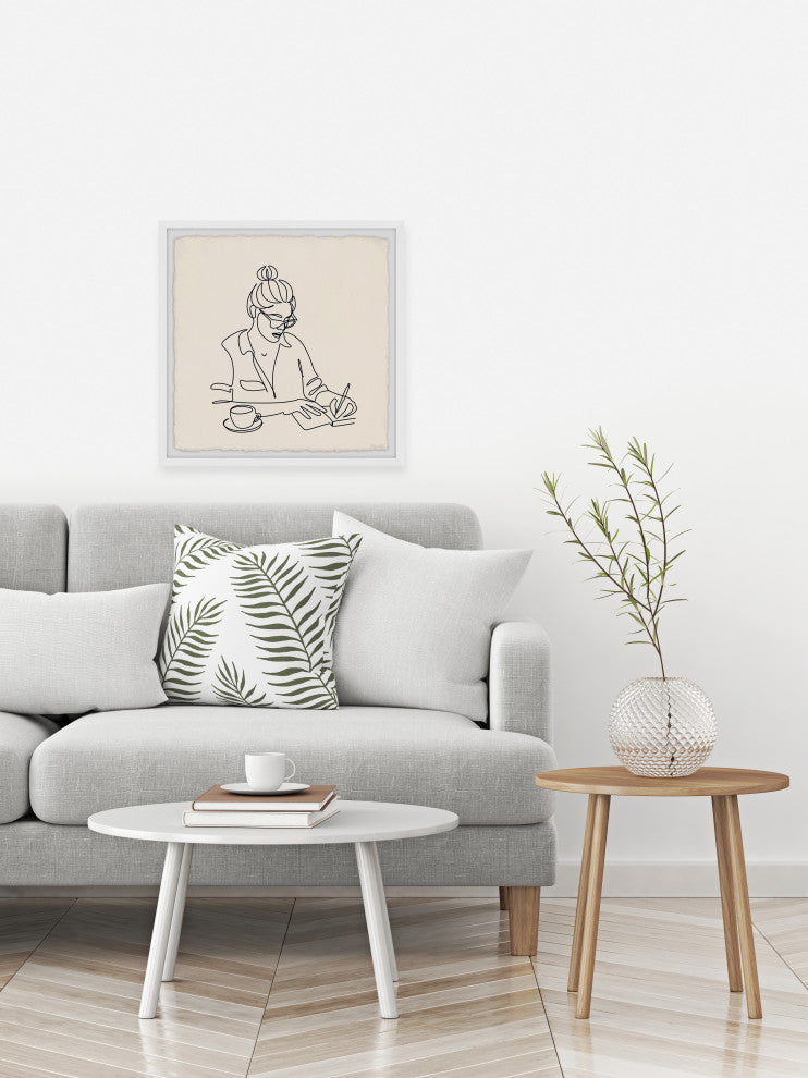 "The Doctor Is In" Framed Painting Print, 12x12