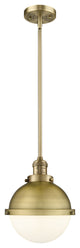 Innovations 201S-BB-HFS-81-BB Hampden 1 Light 9" Mini Pendant, Brushed Brass