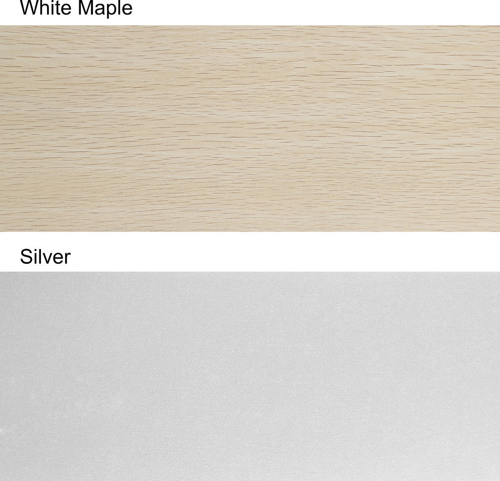 Crista 52" 3-Light Metal and Wood LED Ceiling Fan, Chrome