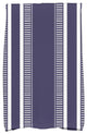 18x30" Dashing Stripe Stripe Print Hand Towels, Navy Blue