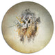 Gracing Owl, Animal Round Wall Art, 36"
