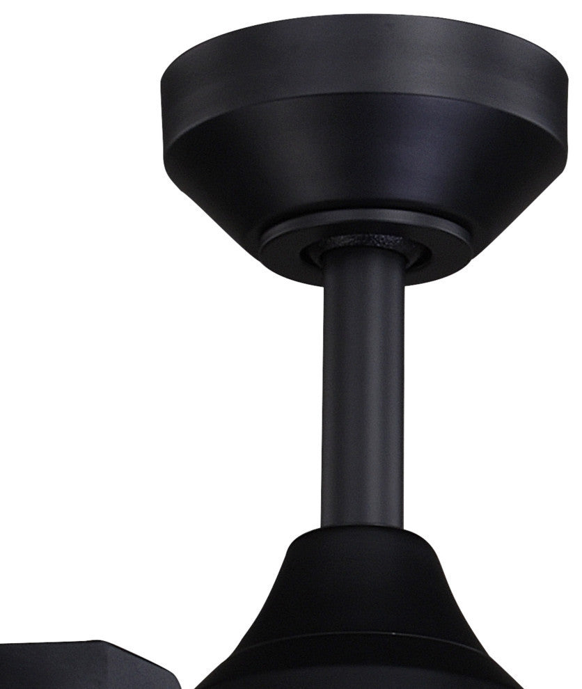 Austin 52" LED Ceiling Fan Black with Chrome