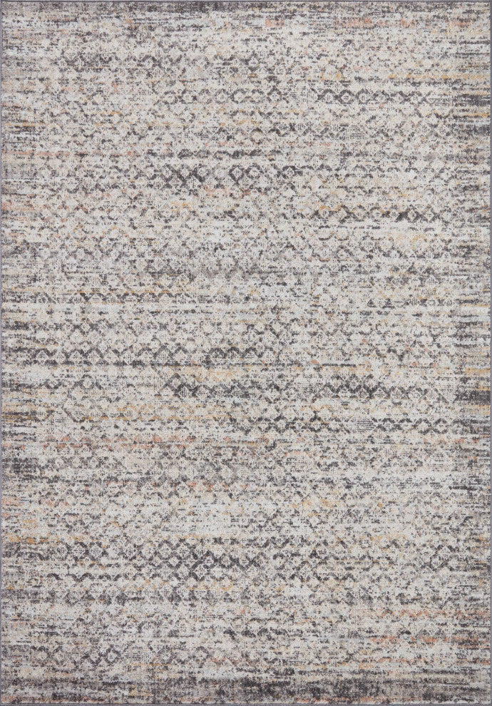 Loloi II Monroe Grey / Multi 5'-3" x 7'-9" Area Rug