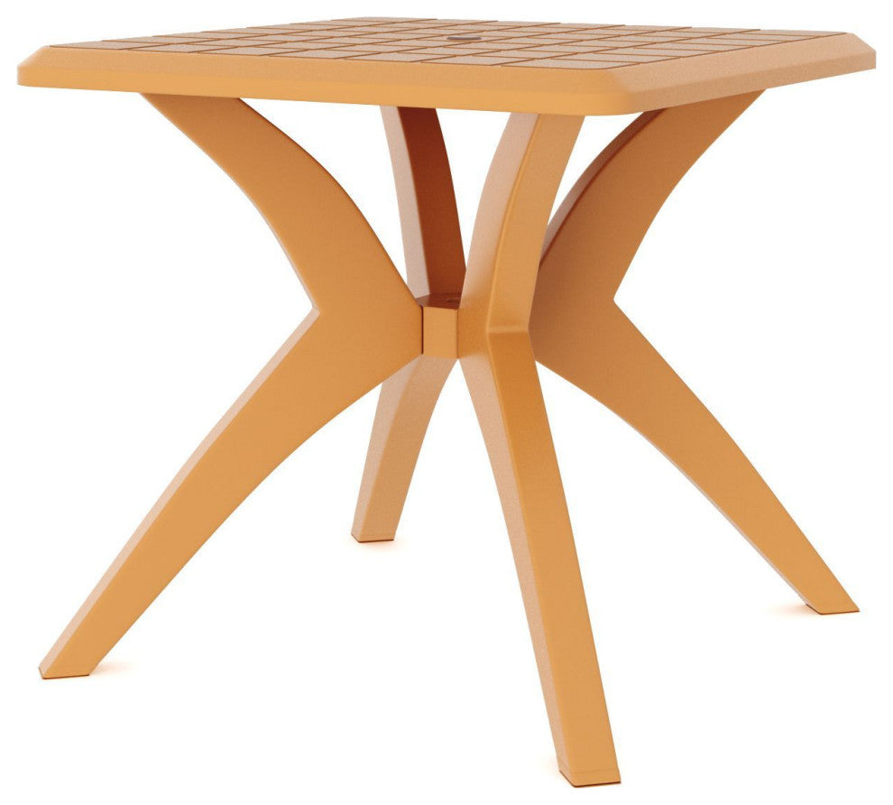 Marcella Outdoor Patio Table, Gold