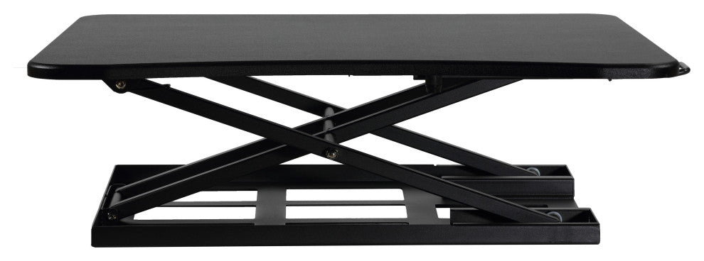 Cortesi Home Ursa Height Adjustable Standing Desk Converter, Black
