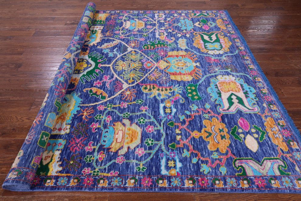8' 2" X 10' 0" Persian Fine Serapi Hand Knotted Wool Rug - Q14937