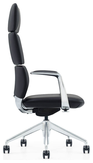 Modrest Clyne Modern Black Vegan Leather Executive Office Chair