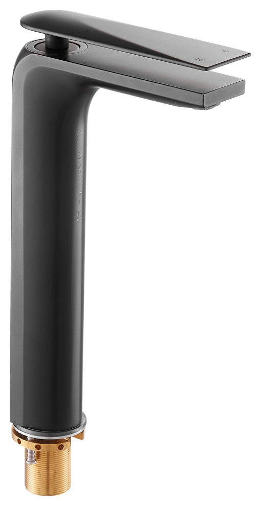 Vanity Single-Hole Faucet LB9301H, Matte Black