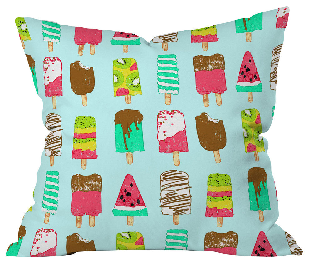 Evgenia Chuvardina Ice Cream Time Throw Pillow