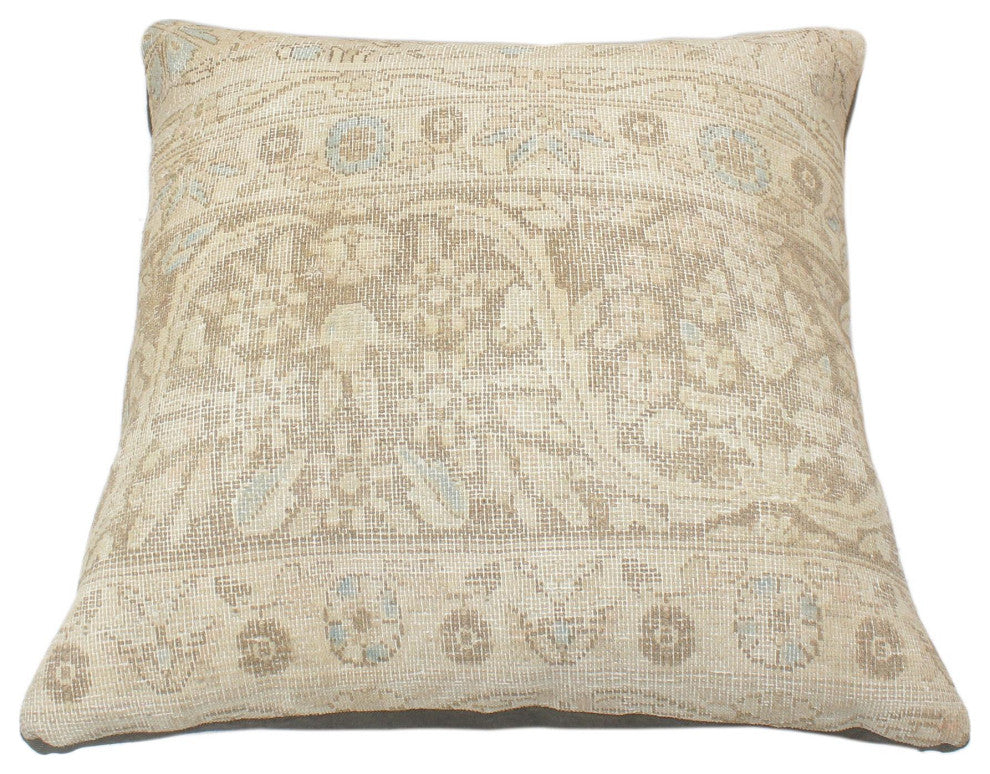 Antique Marsden Vintage Distressed Handmade Rug Pillow