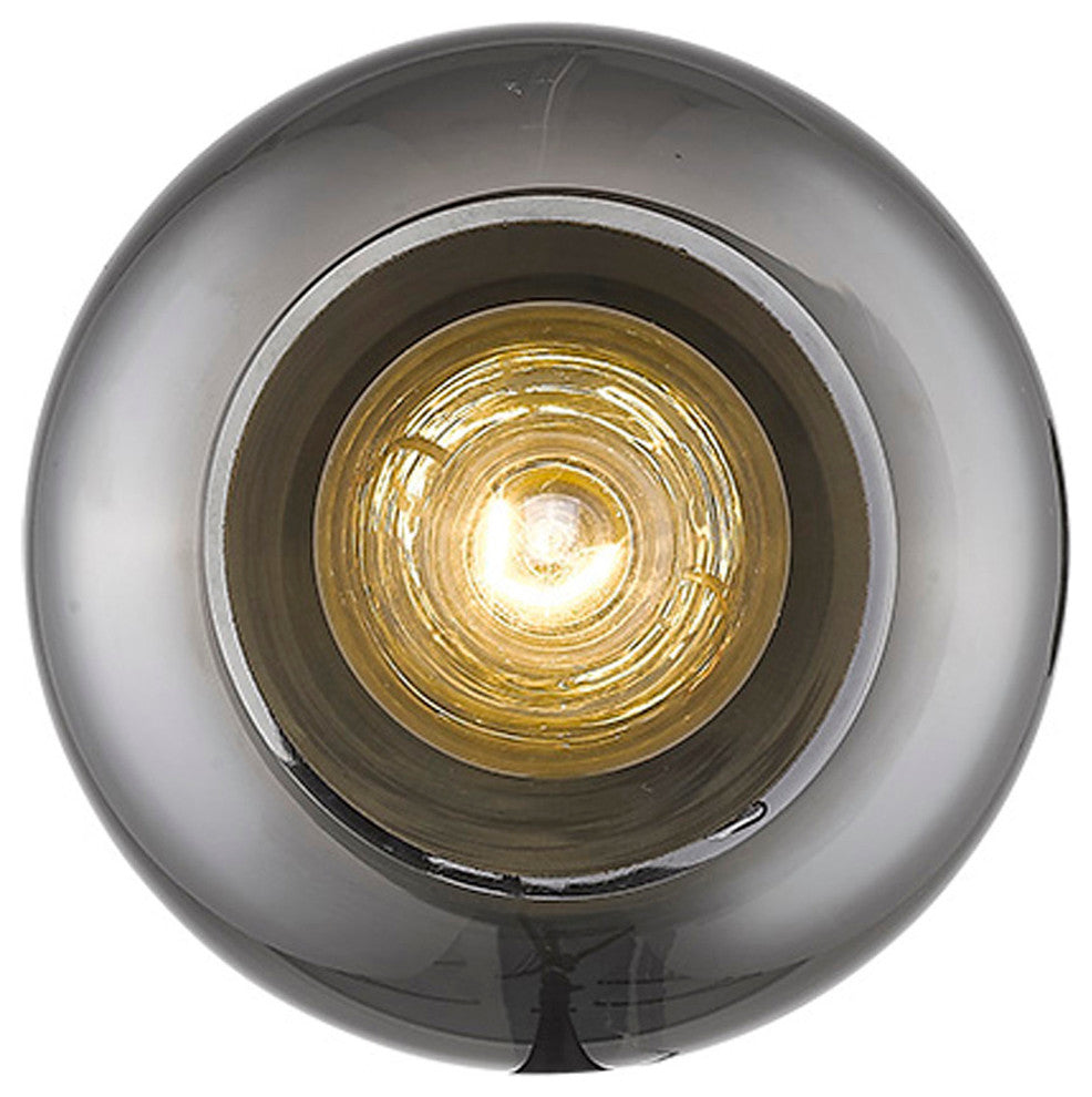 Lunette 1-Light Aged Brass Sconce