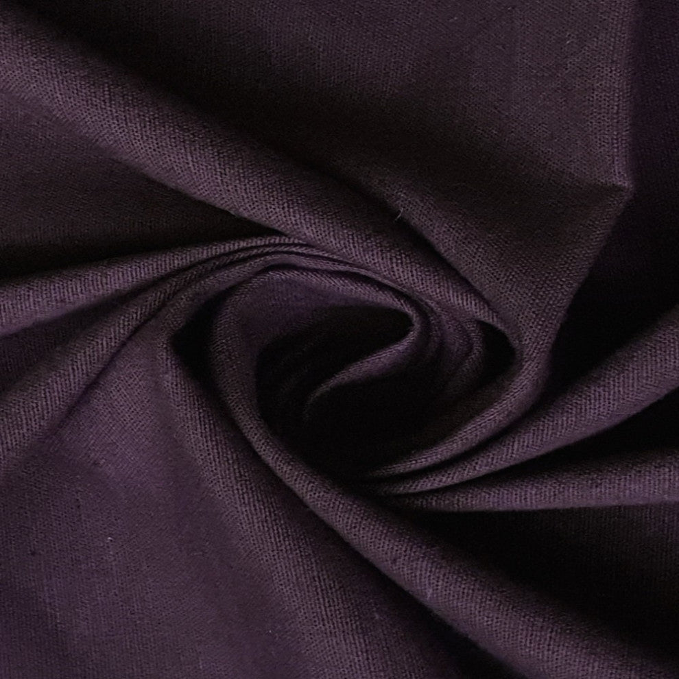 Purple Cotton Linen Fabric By The Yard, 9 Yards For Curtain, Dress Wholesale
