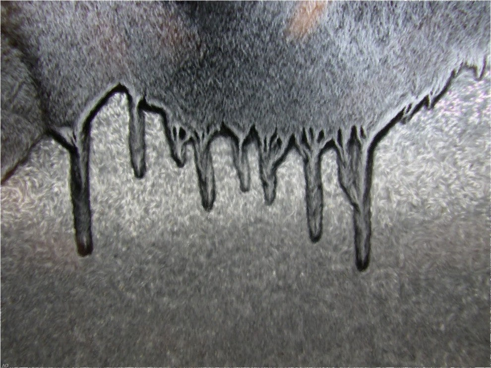 Our Original Collection Gray Drip, 21"x28" Wall Decal