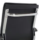Carlo Office Chair in Black Leather by Nuevo