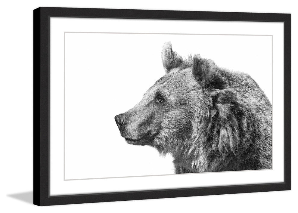 "Calm Observance" Framed Painting Print, 36x24