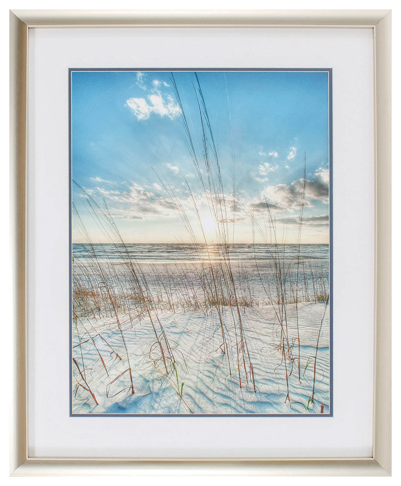 HomeRoots 26" X 32" Champagne Gold Color Frame Among The Grass