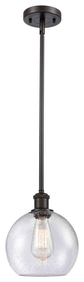 Innovations Lighting 516-1S-OB-G124-8-LED Athens 1 Light 8" Mini Pendant