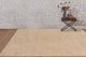 8" X11" X 0.5" Beige Wool Area Rug